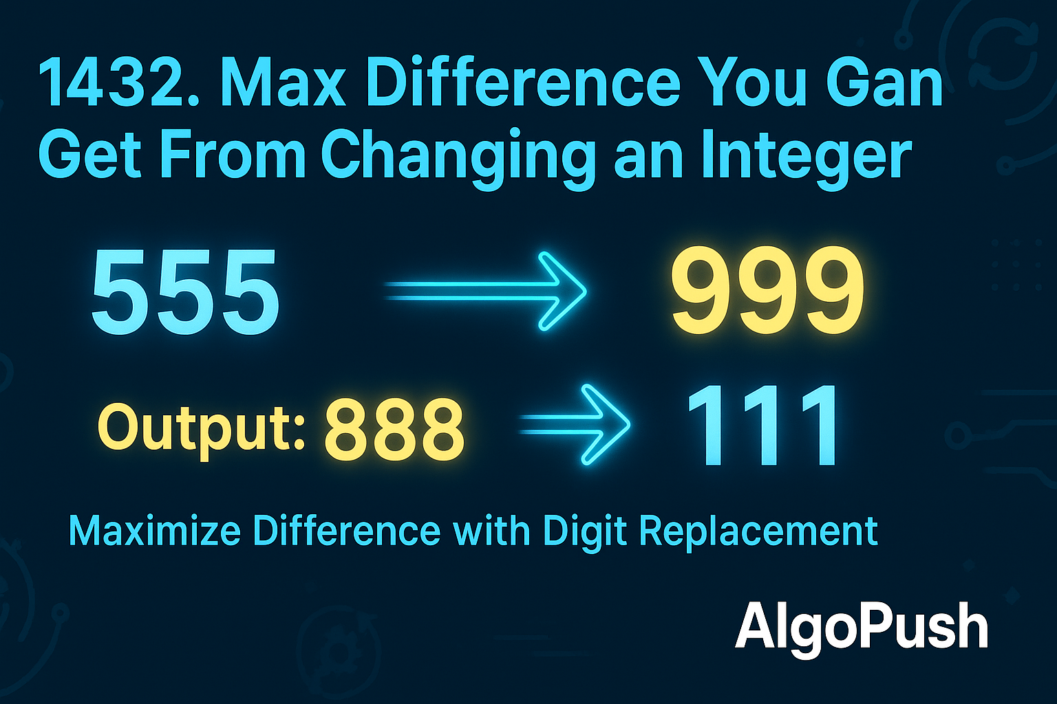 Digit Replacement Visualization