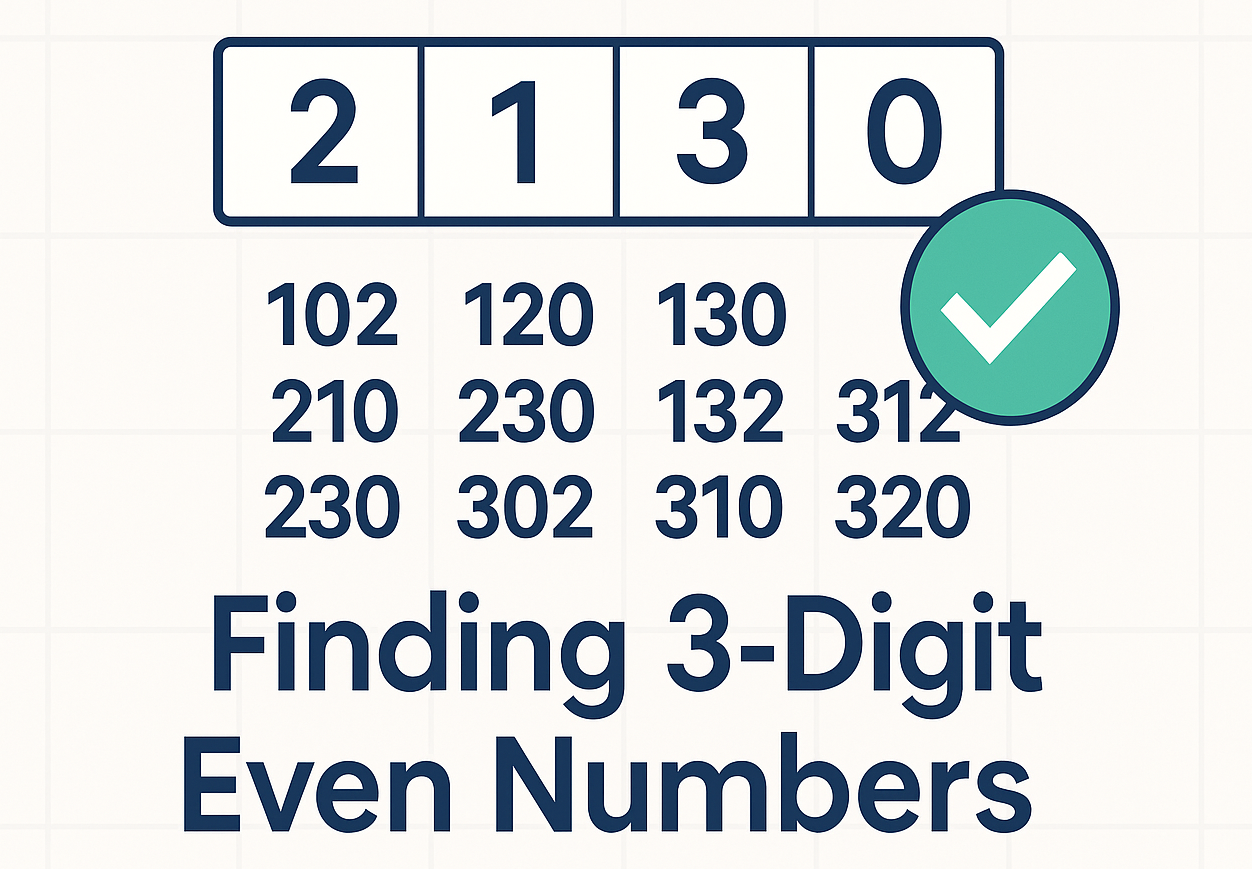 3-digit number formation visualization
