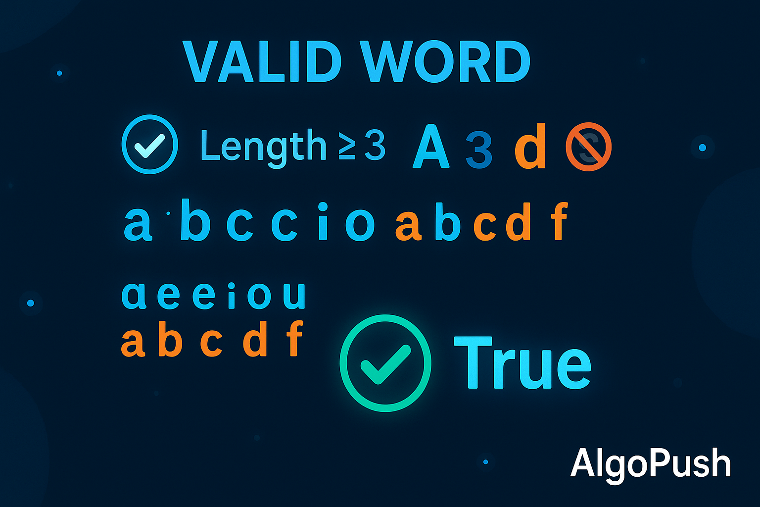 Valid Word Visualization