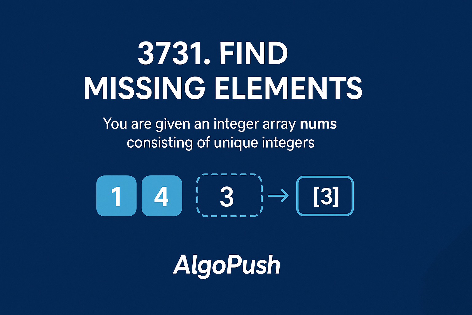 Find Missing Elements visualization